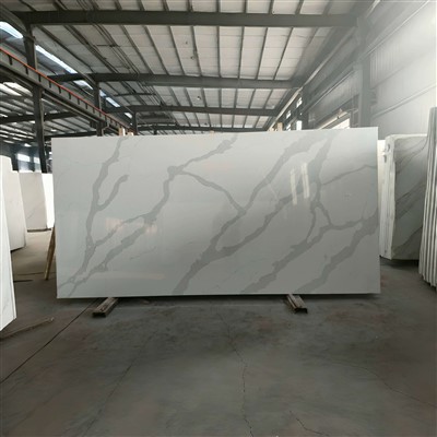 Dalle de quartz blanc de Calacatta
