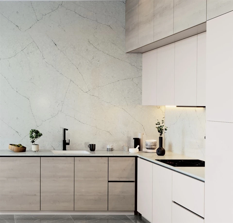 smoky quartz wall
